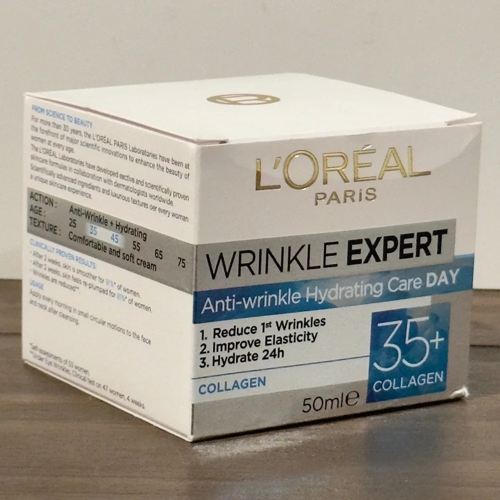 L'Oréal Paris Wrinkle Expert 35+ Collagen Day Cream Anti-Wrinkle 50ml 1.7oz NEW
